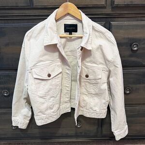 Banana Republic Off-White Jean Jacket